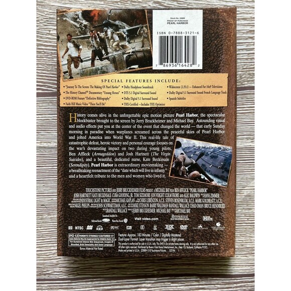 Pearl Harbor (DVD, 2001, 2-Disc Set, Widescreen 60th Anniversary... - Picture 2 of 4